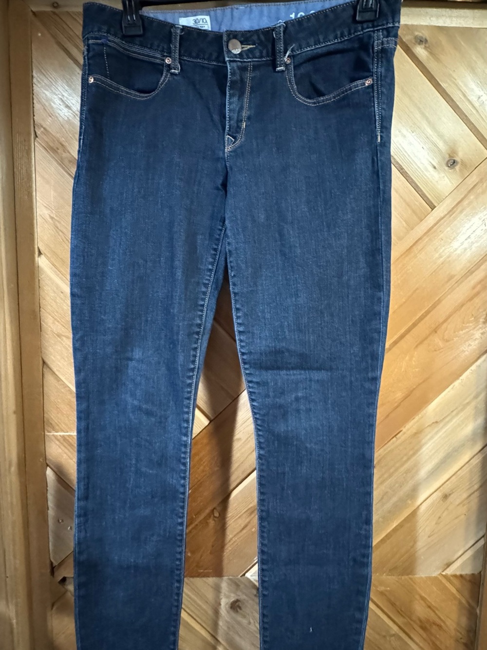 GAP Women's Skinny Jeans in Dark Indigo -Size 30/10L